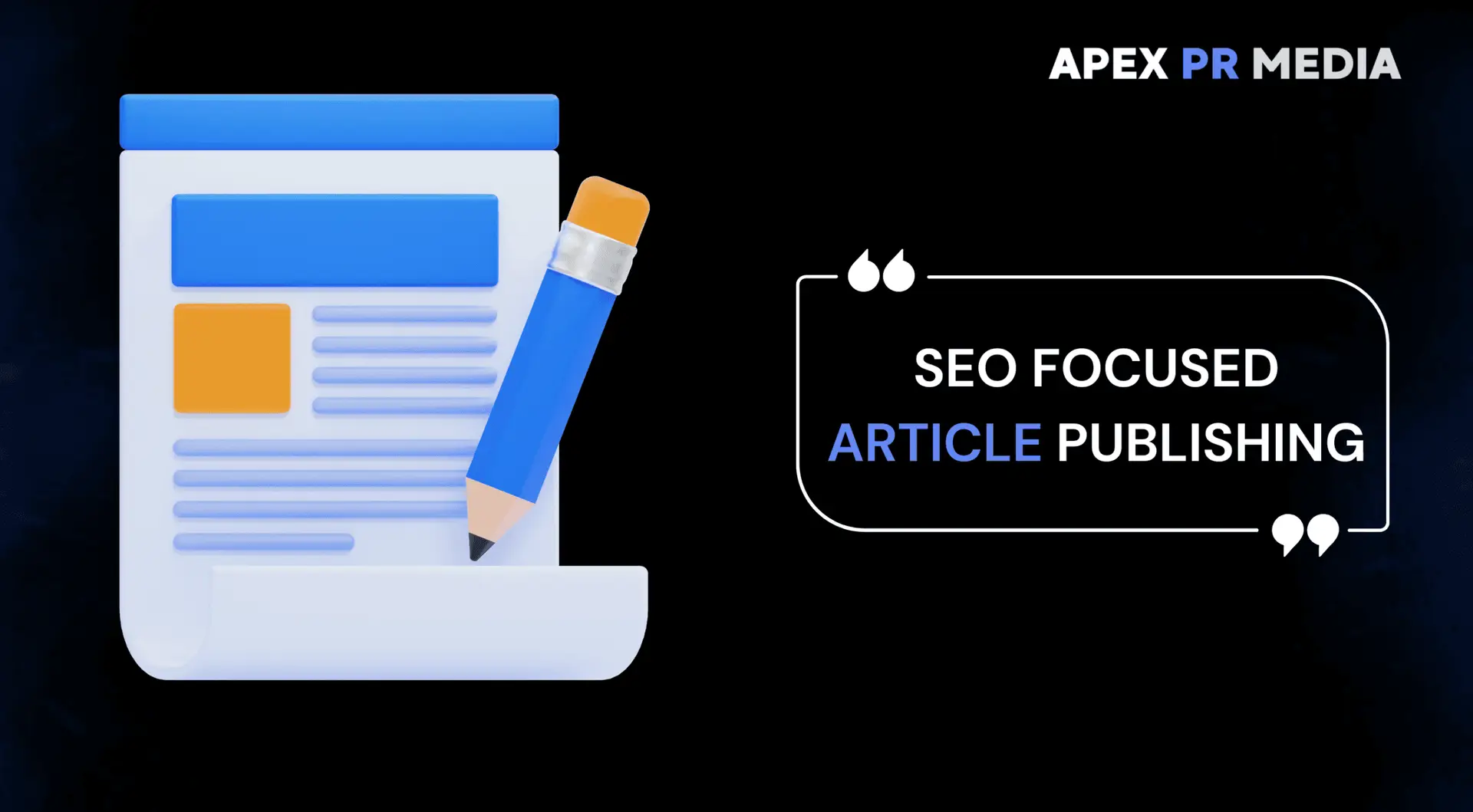 SEO focused article publishing to improve online visibility